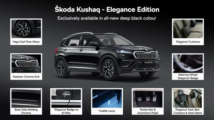 Skoda Kushaq & Slavia Elegance Edition launched, Indian, Skoda, Launches & Updates, Kushaq, Slavia, Skoda Kushaq, Skoda Slavia, Limited Edition