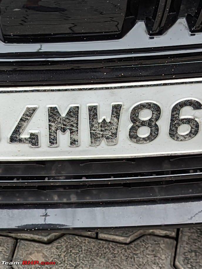 How I restored my car's faded HSRP number plate for just Rs 300, Indian, Member Content, HSRP, number plates, Vento
