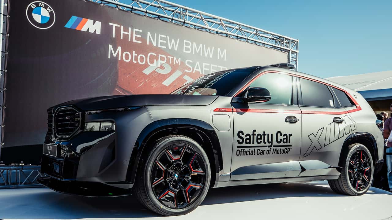 does bmw's most powerful production car look better as a safety car?