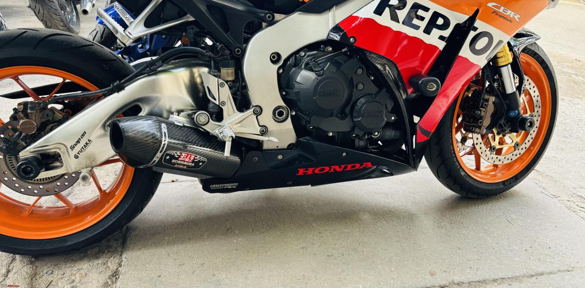 Installed a Yoshimura slip-on exhaust on my Honda CBR 1000RR Fireblade, Indian, Member Content, Honda CBR 1000RR Fireblade