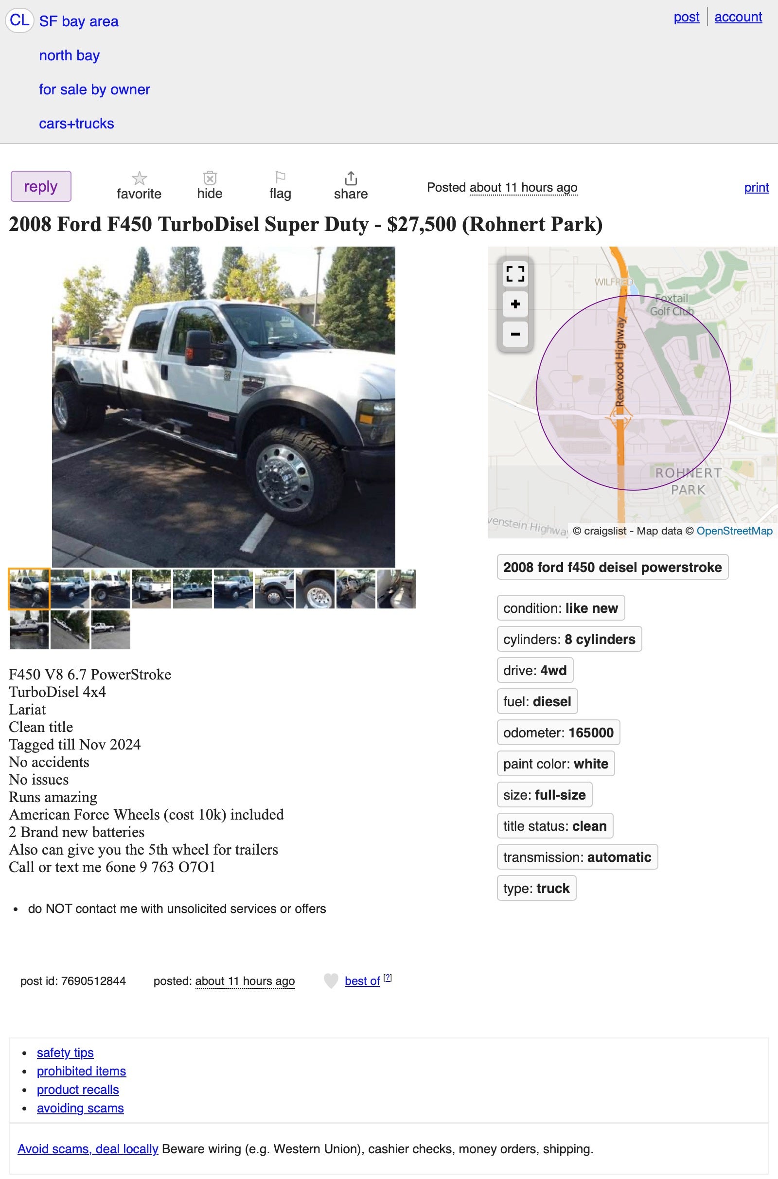 at $27,500, is this 2008 ford f450 super duty a super big deal?