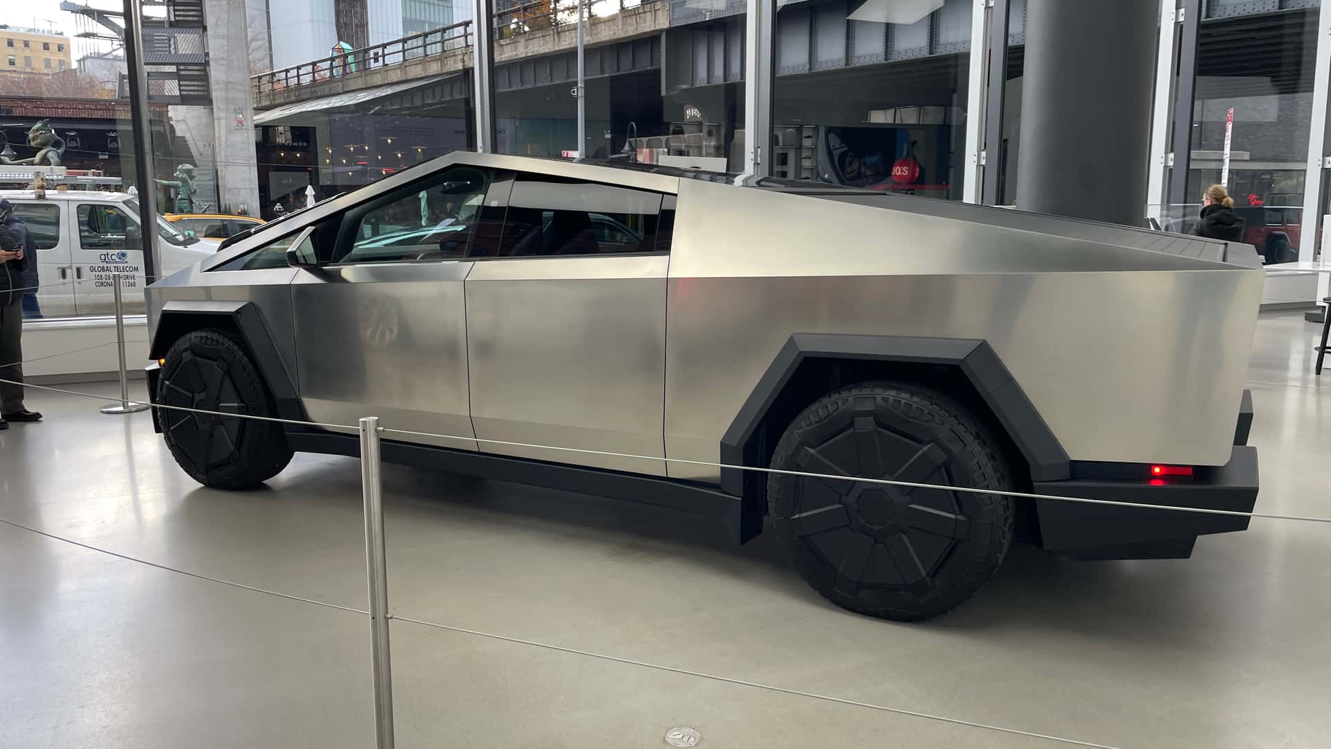 i saw the tesla cybertruck up close. my jaw's still on the floor