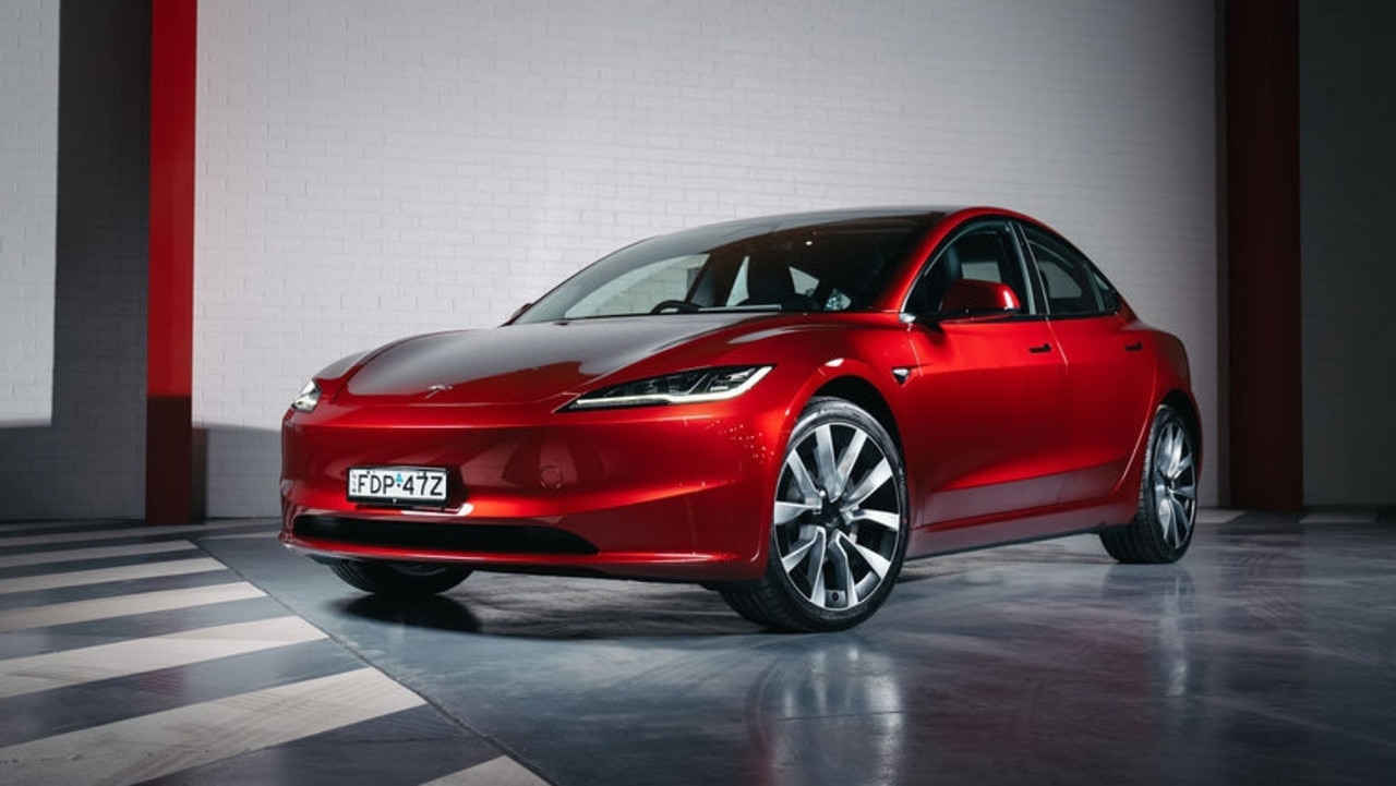 Tesla has revised the Model 3 electric car for 2024., Technology, Motoring, Motoring News, 2024 Tesla Model 3 first drive