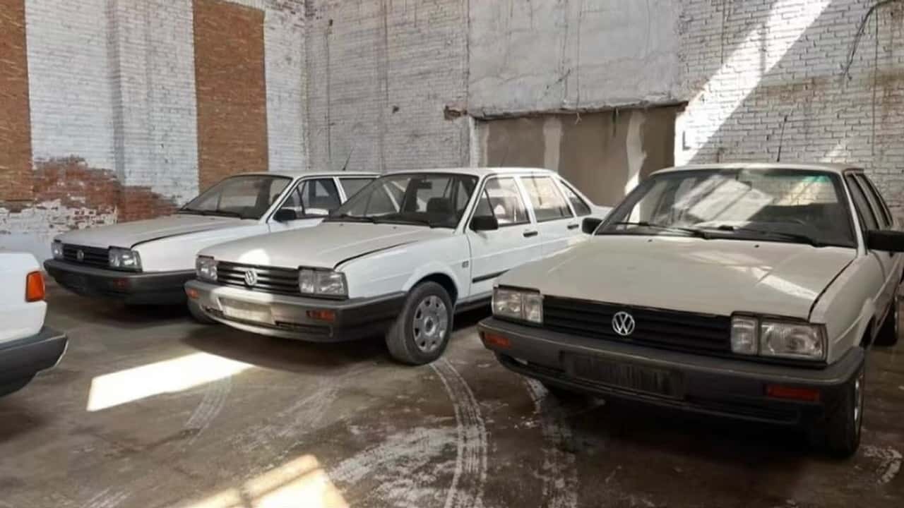 brand new 2012 vw santana sedans found abandoned in chinese warehouse