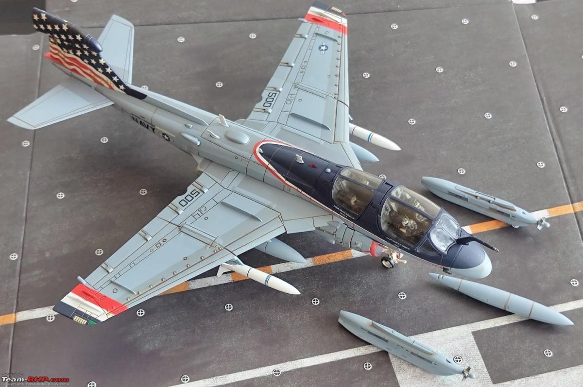 Scale models of four fighter aircraft with great attention to detail, Indian, Member Content, Scale Models, Aircraft, Navy