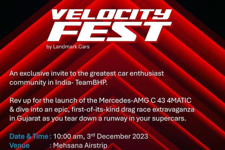 Velocity Fest drag race event to be held on December 3, Indian, Mercedes-Benz, Motorsports, Drag Race, AMG C 43