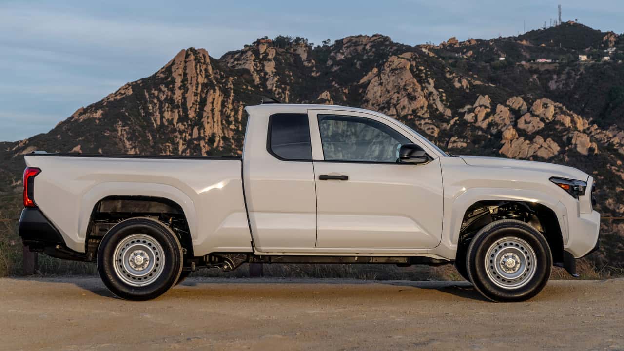 here’s everything you get in the base 2024 toyota tacoma
