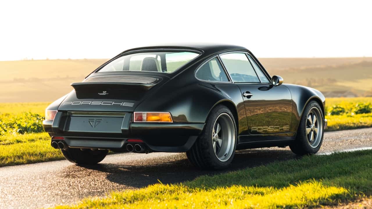 this gorgeous porsche 911 restomod has a carbon body and five-stage dampers