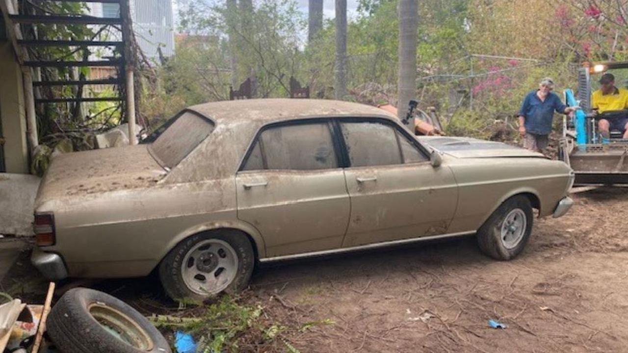It came out covered it grime. Picture: Grays., The classic car was parked under a Queenslander for nearly 50 years. Picture: Grays., Technology, Motoring, Motoring News, ‘1-of-1’ 1970 Ford XY Falcon GT sells for staggering price